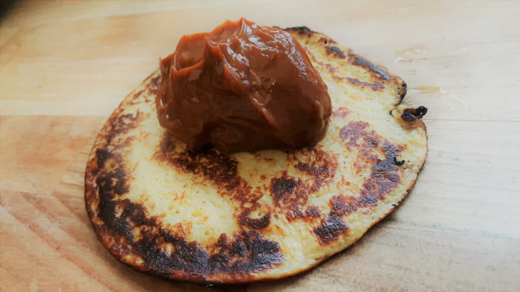 dulce de leche pancake