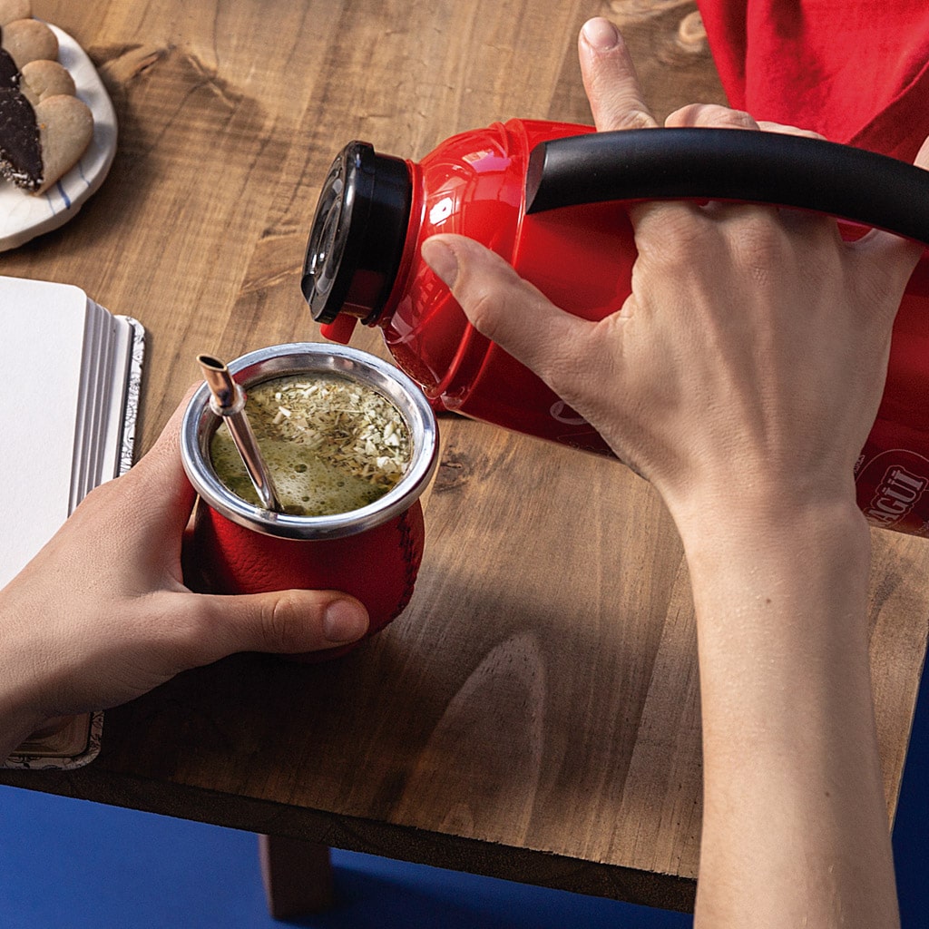 Preparing yerba mate