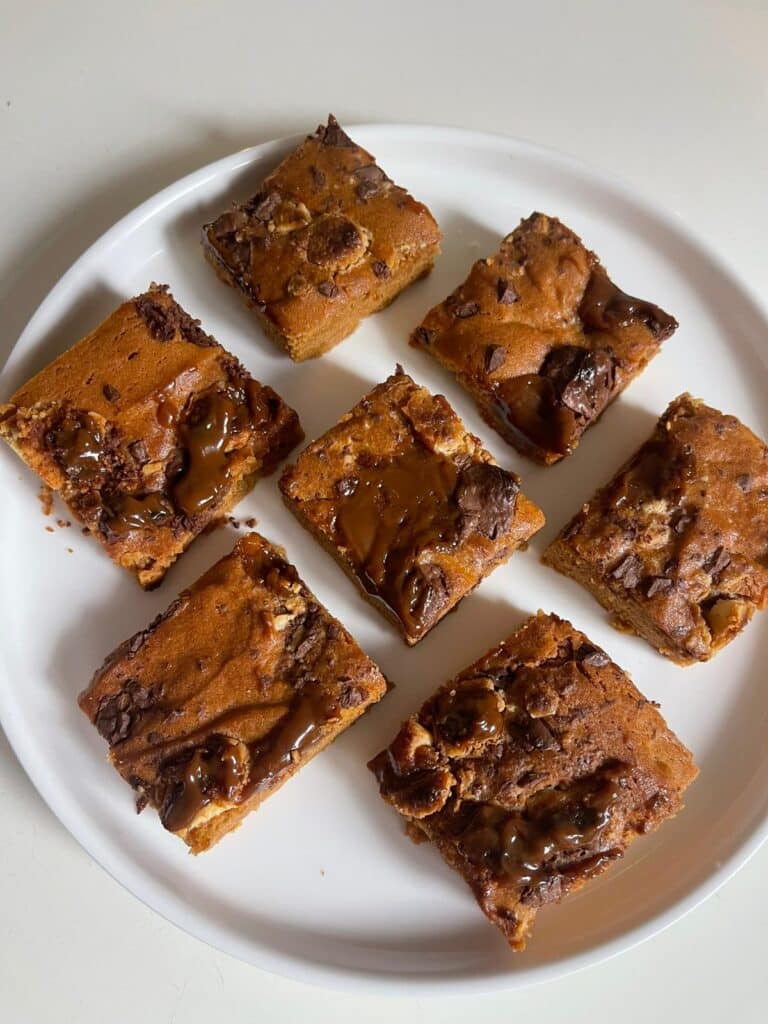 Dulce de leche brownies recipe