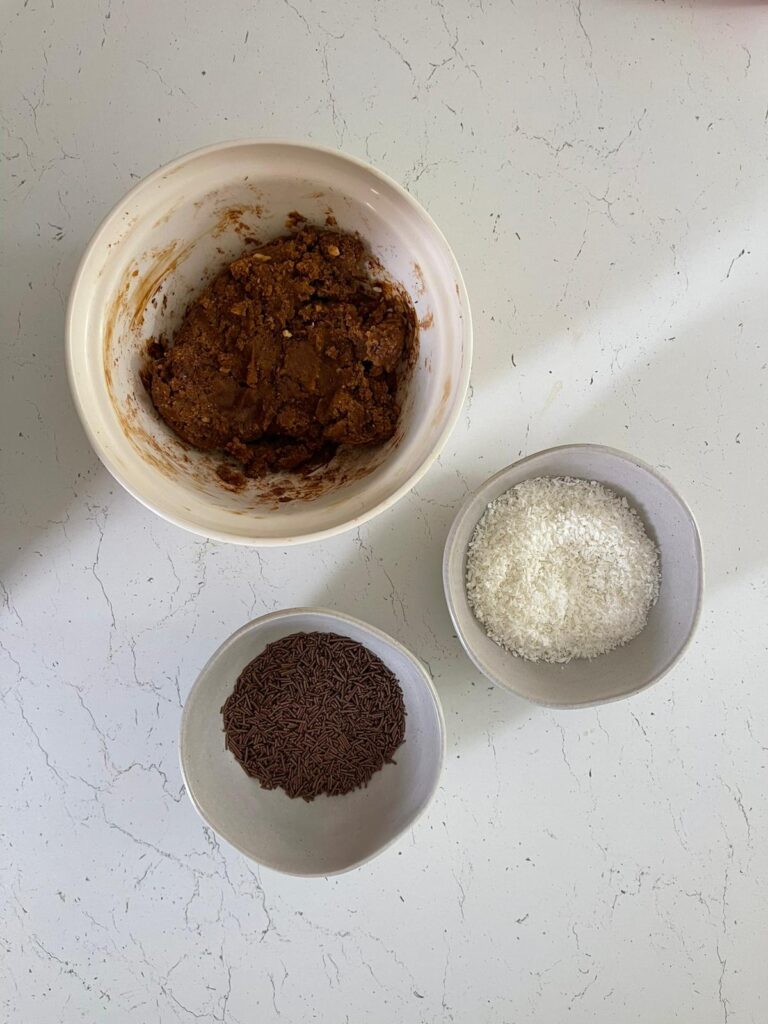 Dulce de leche chocolate truffles.