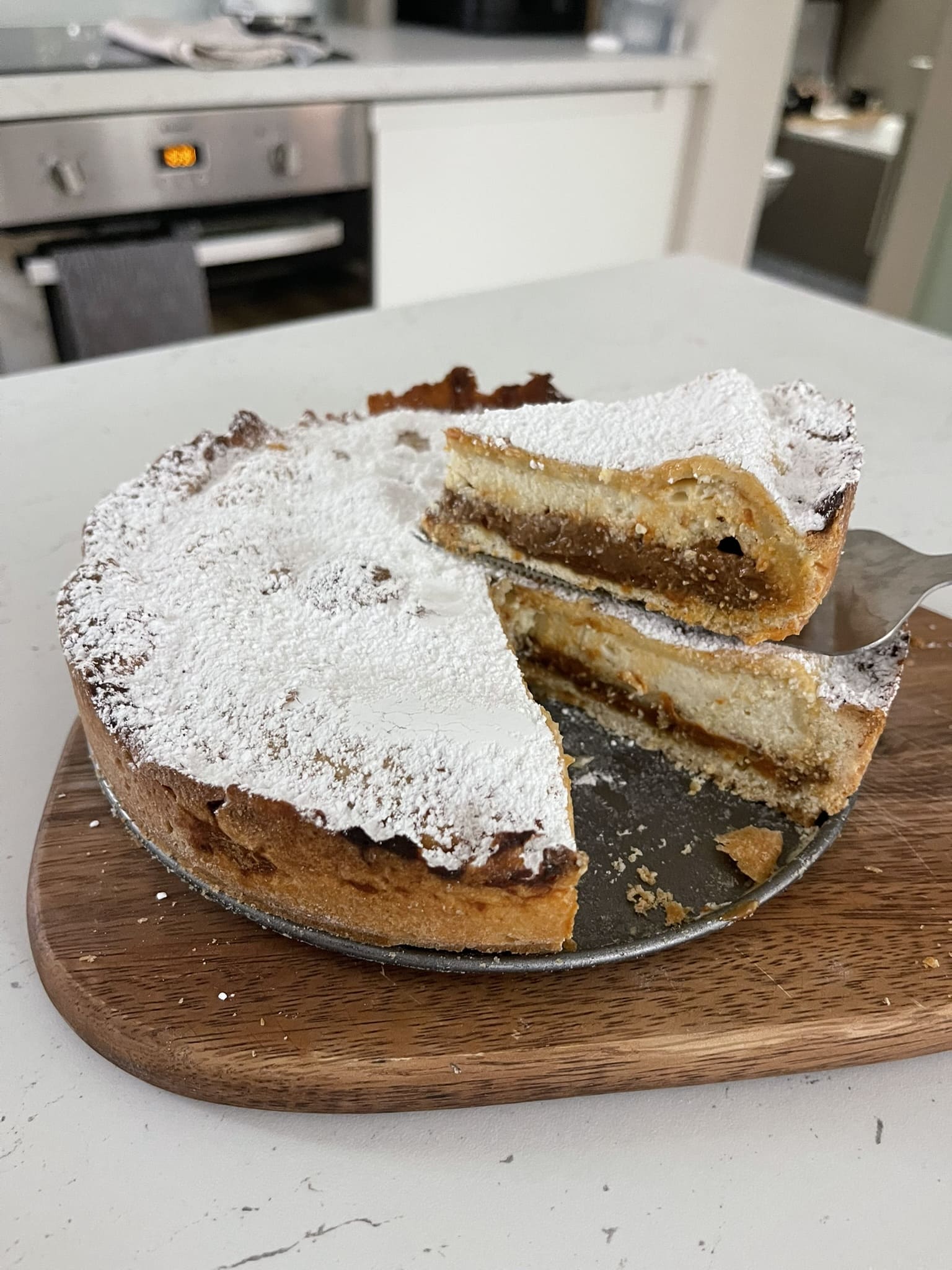 Ricotta and Dulce de Leche Tart Recipe