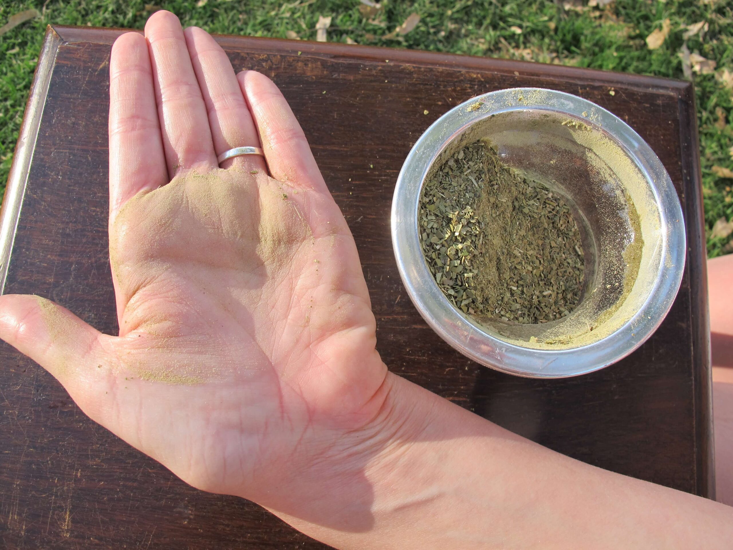 how to prepare yerba mate remove the dust