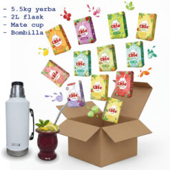 CBSe Terere Starter Kit 2L Thermos 11 Flavours Yerba Mate Bundle