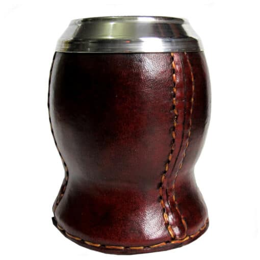 Leather Mate Gourd 'Copita'