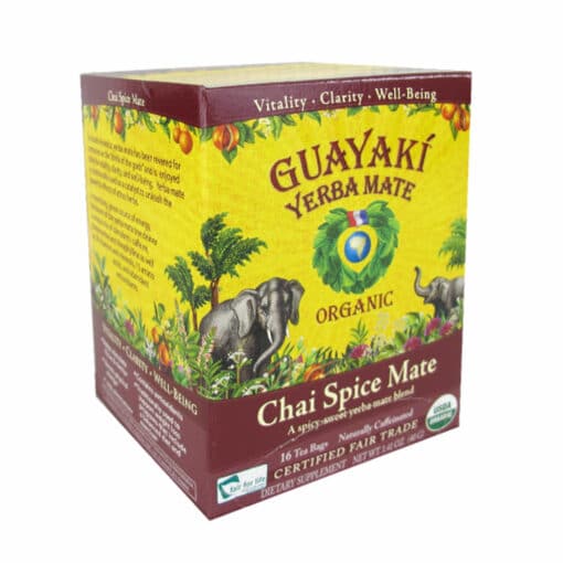 Guayaki Organic Yerba Mate with Chai Spice Teabags
