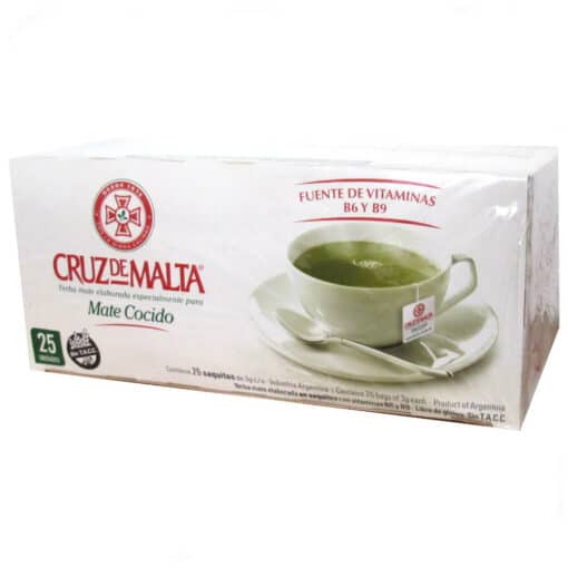 yerba mate teabags cruz de malta 25