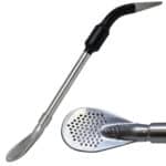 bombilla with block mouthpiece