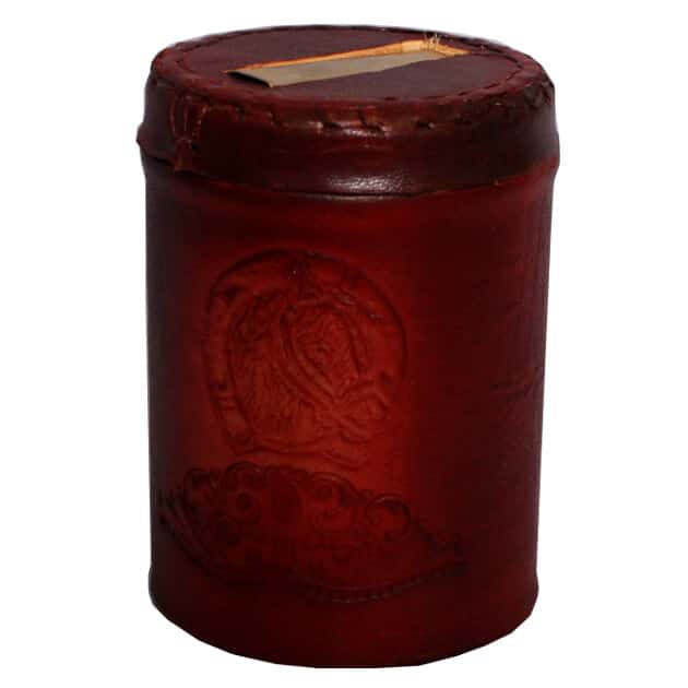 Yerbero - Brown Leather Yerba Tin Dispenser - Image 2