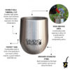 stainless steel mate cup for yerba mate