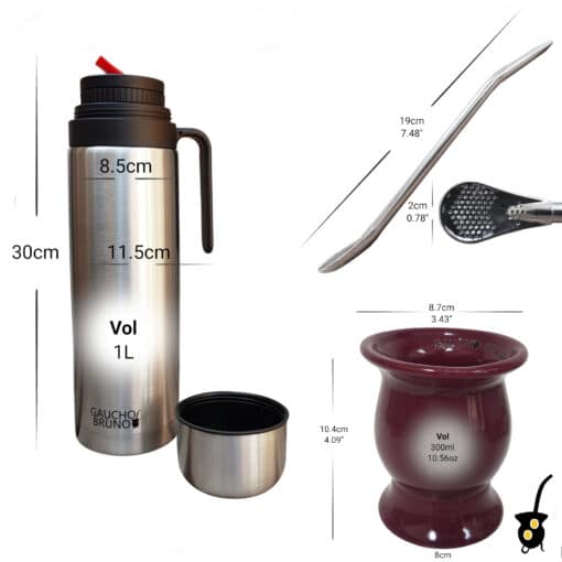 traditional yerba mate ceramic starter set