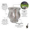 stainless steel mate cup for yerba mate