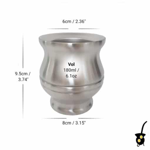 stainless steel mate cup for yerba mate