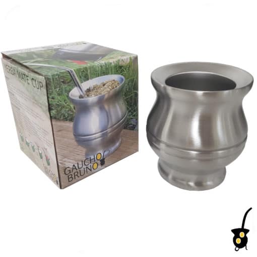 stainless steel mate cup for yerba mate