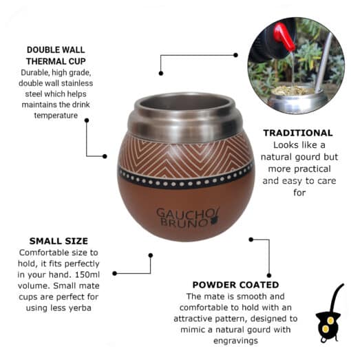 Small Thermal Yerba Mate Cup