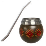 Stainless Steel Natural Look Mate with Bombilla