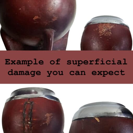 damaged natural gourd