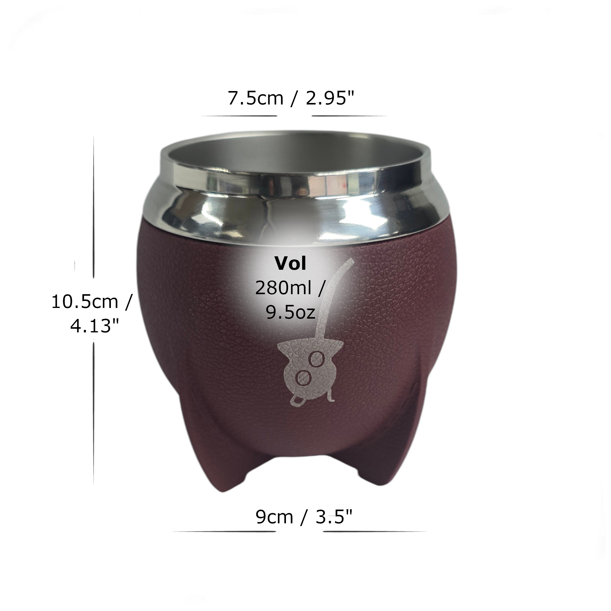 stainless steel mate gourd