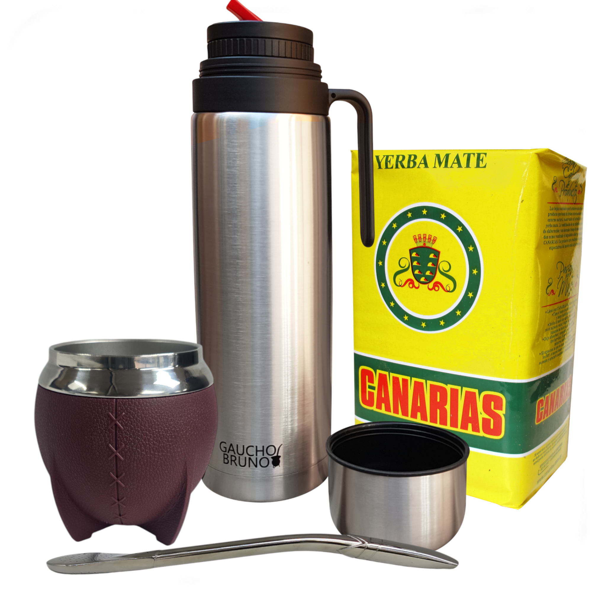 Uruguayan Yerba Mate Kit with Canarias 1kg | Gift Set