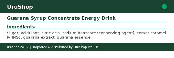 Guarana Syrup Concentrate Energy Drink - Image 2