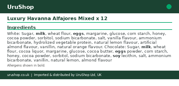 Luxury Havanna Alfajores Mixed x 12 - Image 3