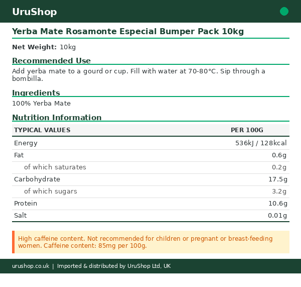 Yerba Mate Rosamonte Especial Bumper Pack 10kg - Image 3