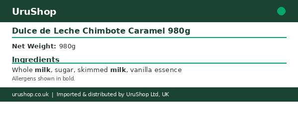 Dulce de Leche Chimbote Caramel 980g - Image 2