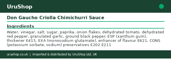 Don Gaucho Criolla Chimichurri Sauce - Image 2