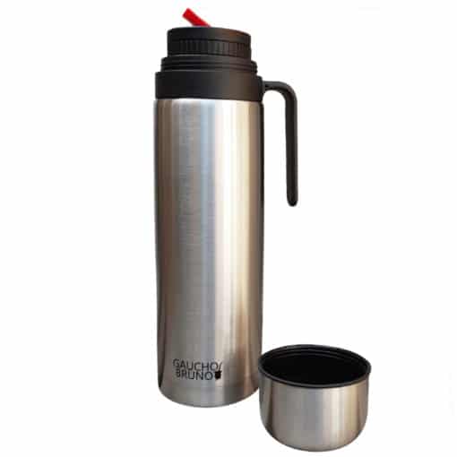 yerba mate flask with precision iconic red serving spout