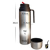 yerba mate flask with precision iconic red serving spout