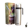 yerba mate flask with precision iconic red serving spout