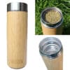 bamboo vacuum flask with filter