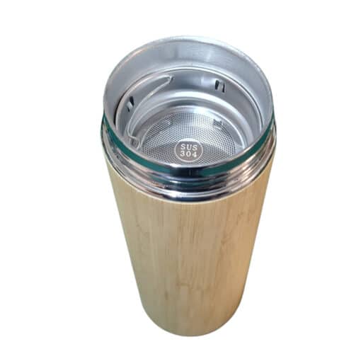 bamboo vacuum flask with filter