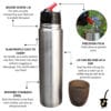 yerba mate flask