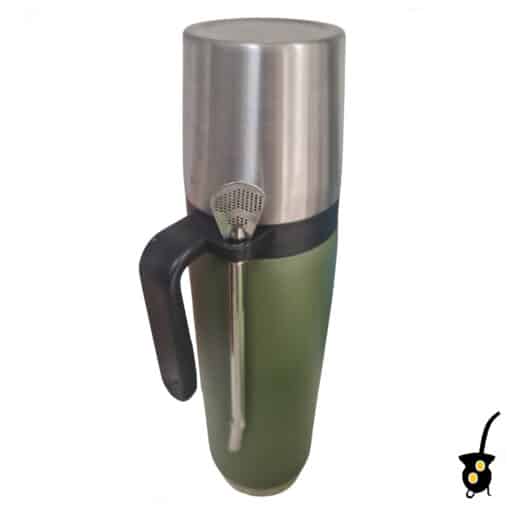 all-in-1 yerba mate flask with mate and bombilla