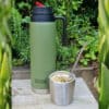 all-in-1 yerba mate flask with mate and bombilla