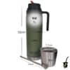 all-in-1 yerba mate flask with mate and bombilla