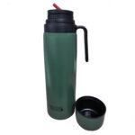 Yerba Mate Flask with Precision Pour Spout: Green