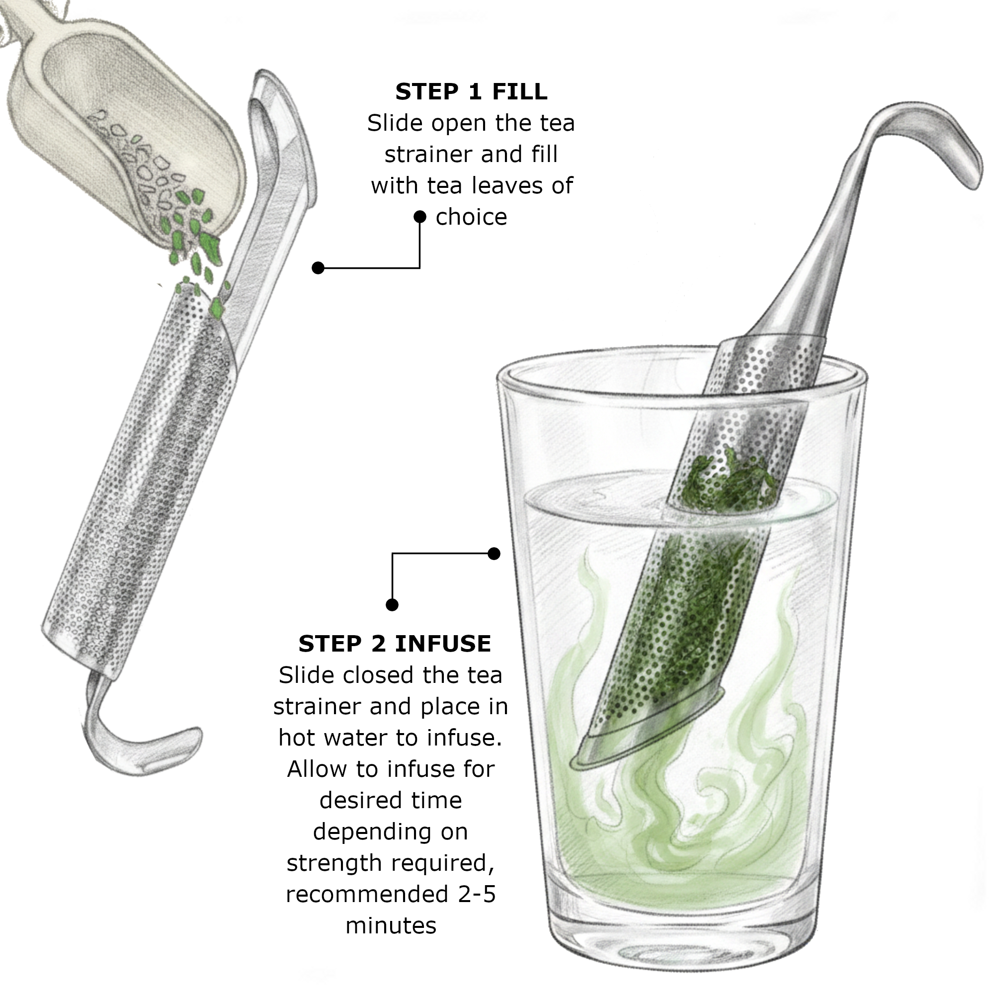 tea infuser stick