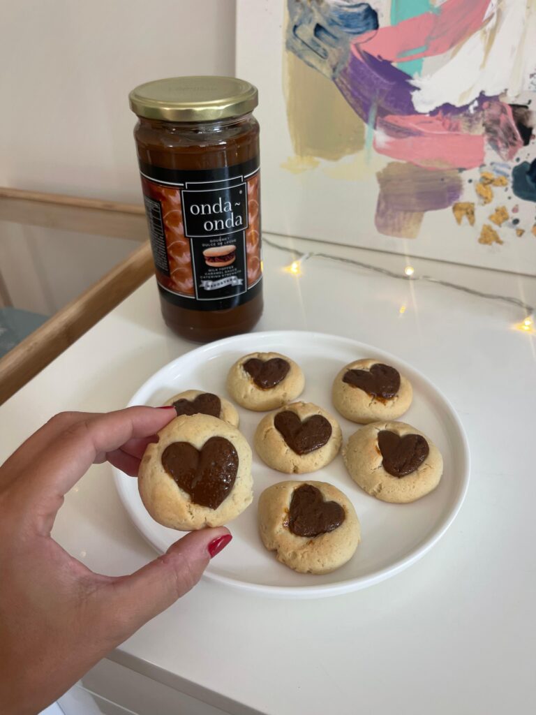 Dulce de Leche Thumbprint Cookies