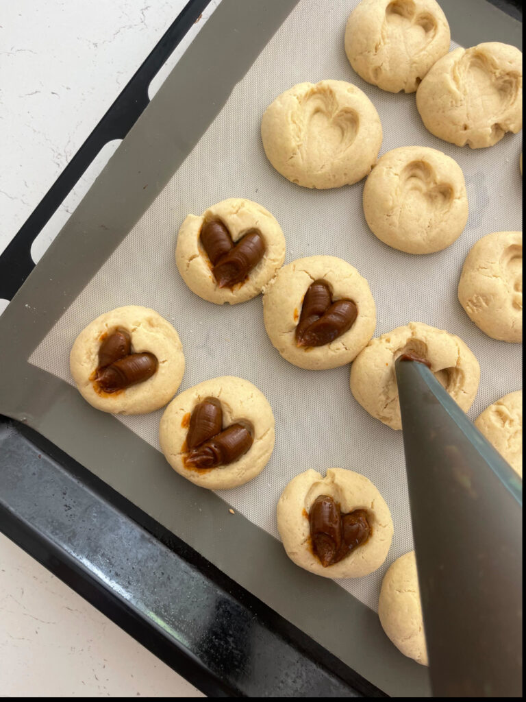 Dulce de Leche Thumbprint Cookies