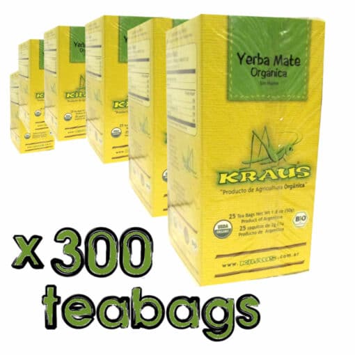 Unsmoked Organic Yerba Mate Tea Bags