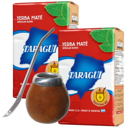 yerba mate starter set taragui roja